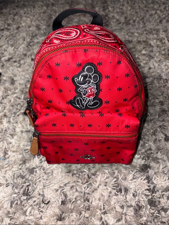 Coach Handbags - Coach X Disney Limited Edition Mickey Mini Backpack